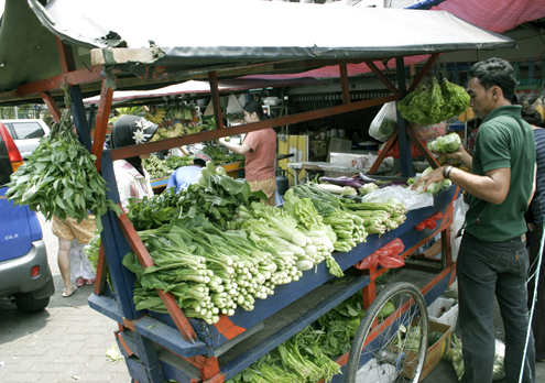 Vegetable Vendor's Cart